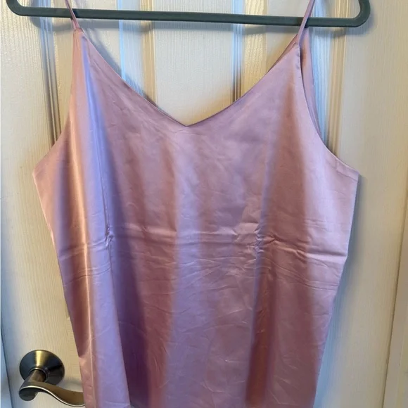 NWOT, satin camisole, pink, 3xl - Picture 2 of 3